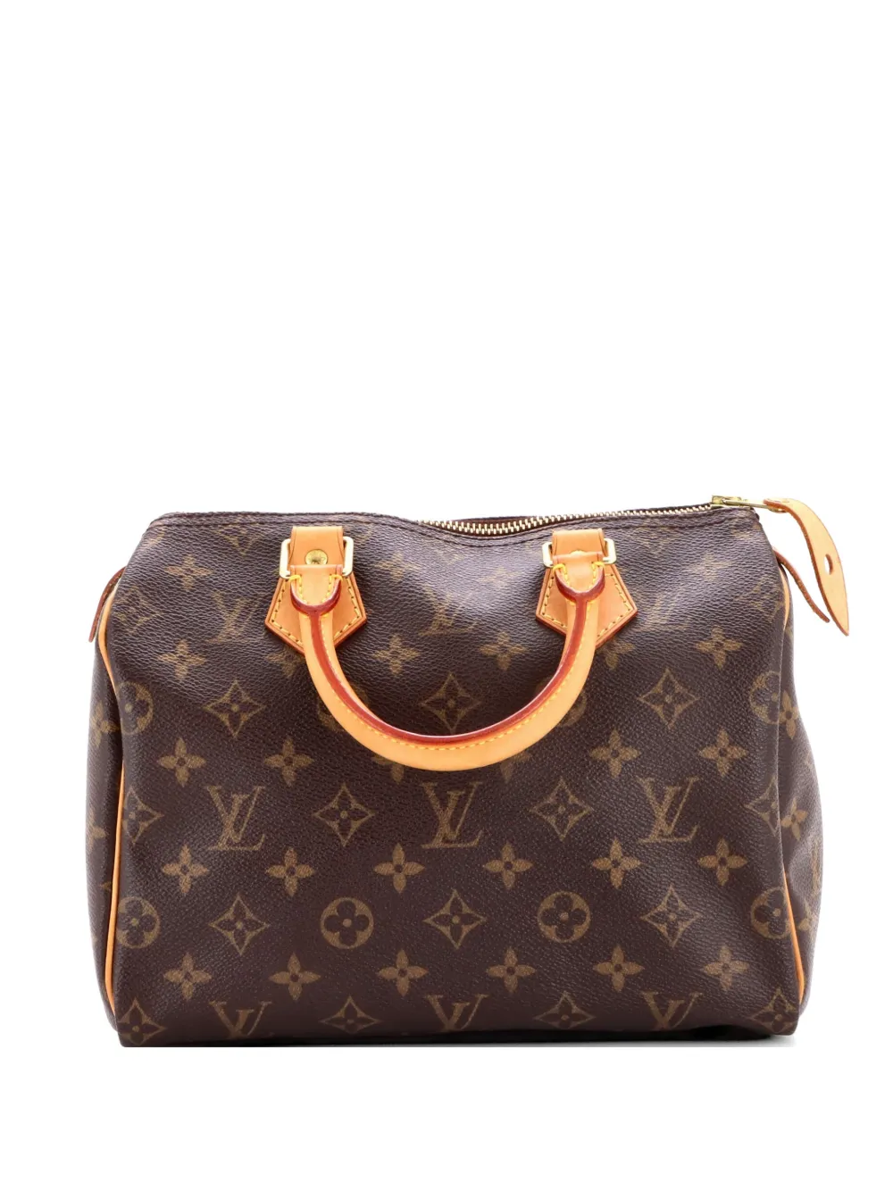 Louis Vuitton Pre-Owned Speedy Satchel-Tasche aus Canvas mit Monogramm 25cm - Braun