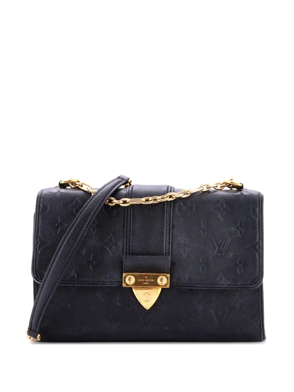 Louis Vuitton Pre-Owned Saint Sulpice Handbag Monogram Empreinte Leather PM crossbody bag - Schwarz