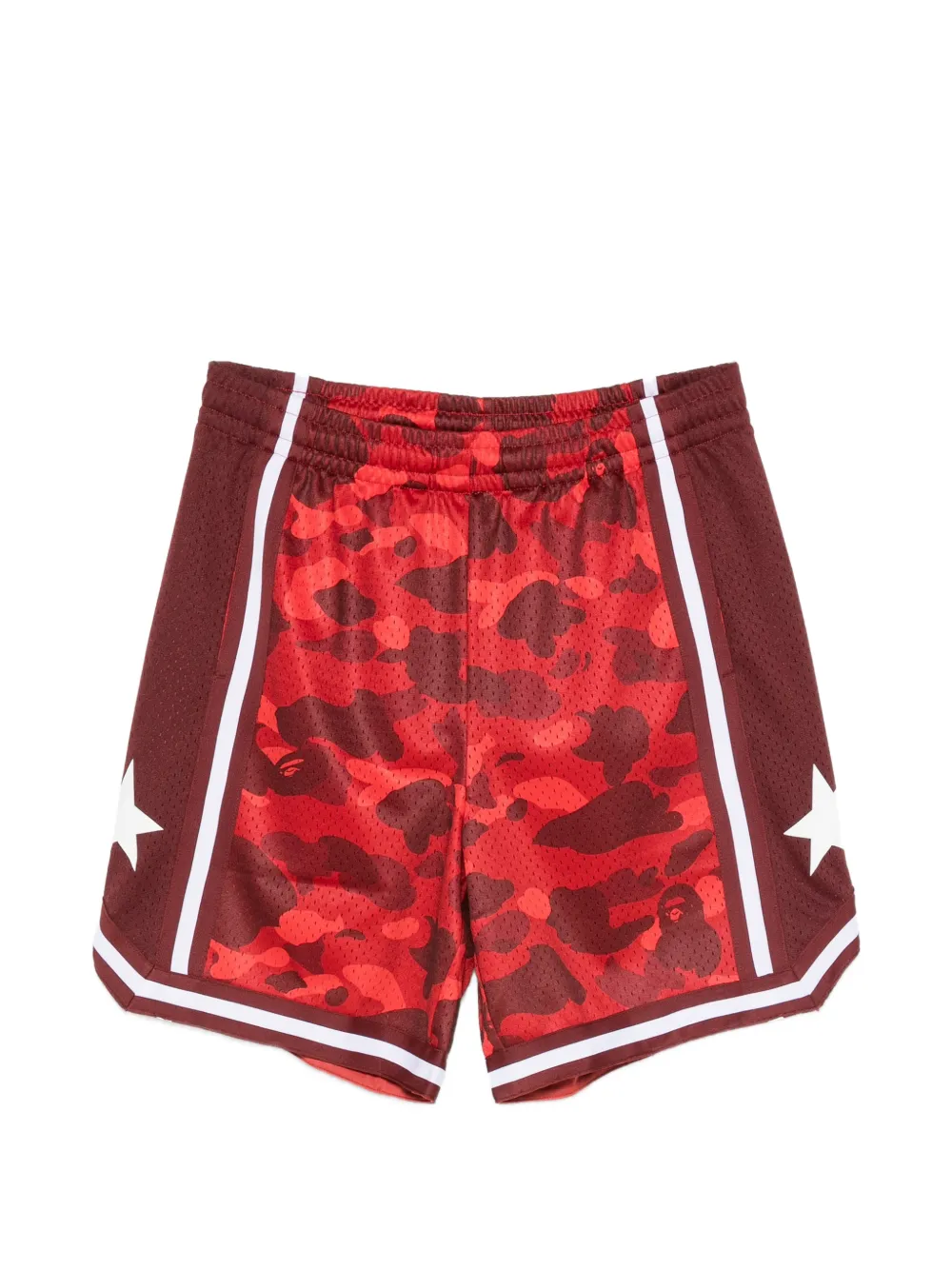 A BATHING APE® ABC Camo Sta shorts - Rosso