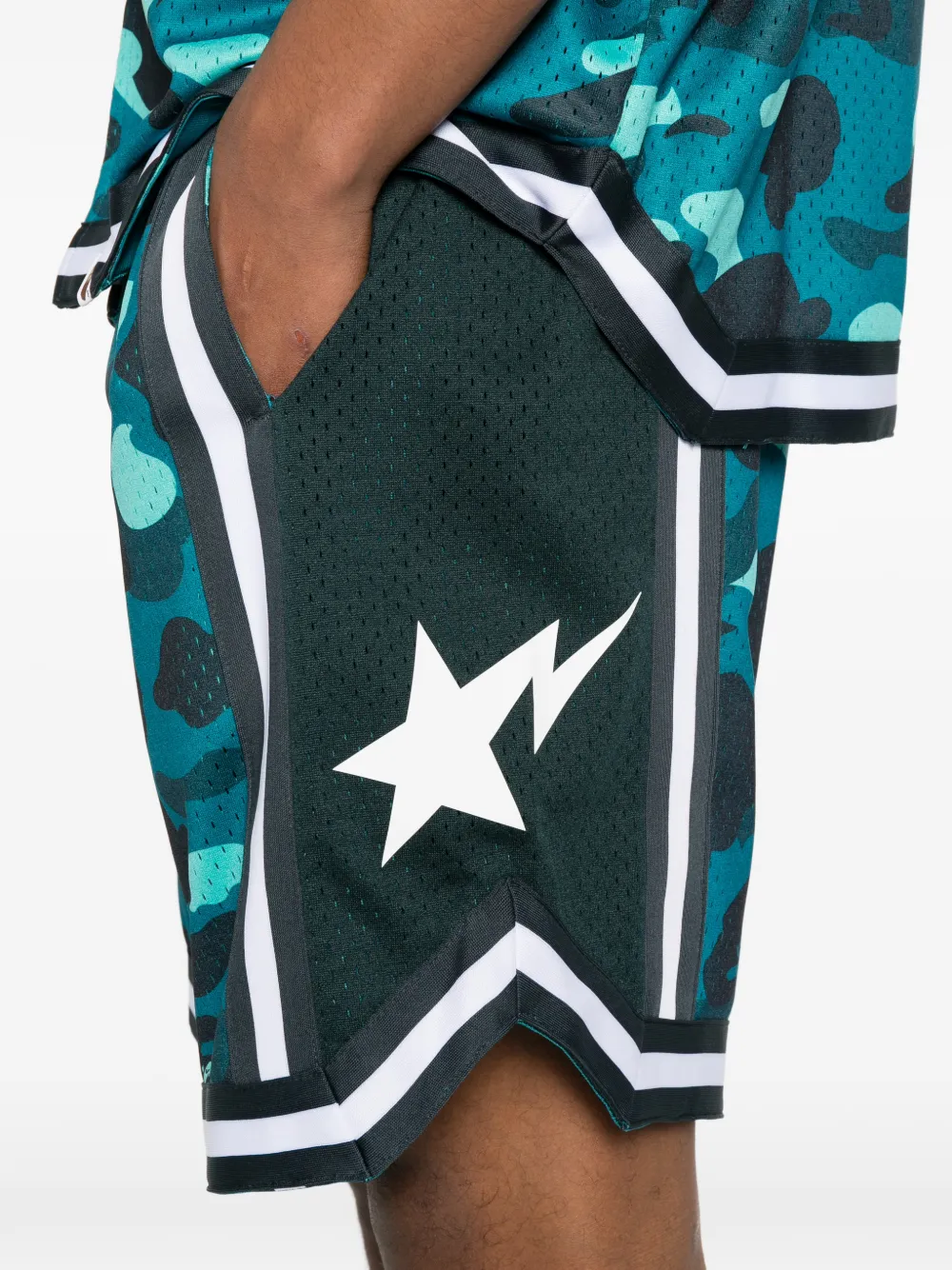 A BATHING APE ABC Camo Sta shorts Groen