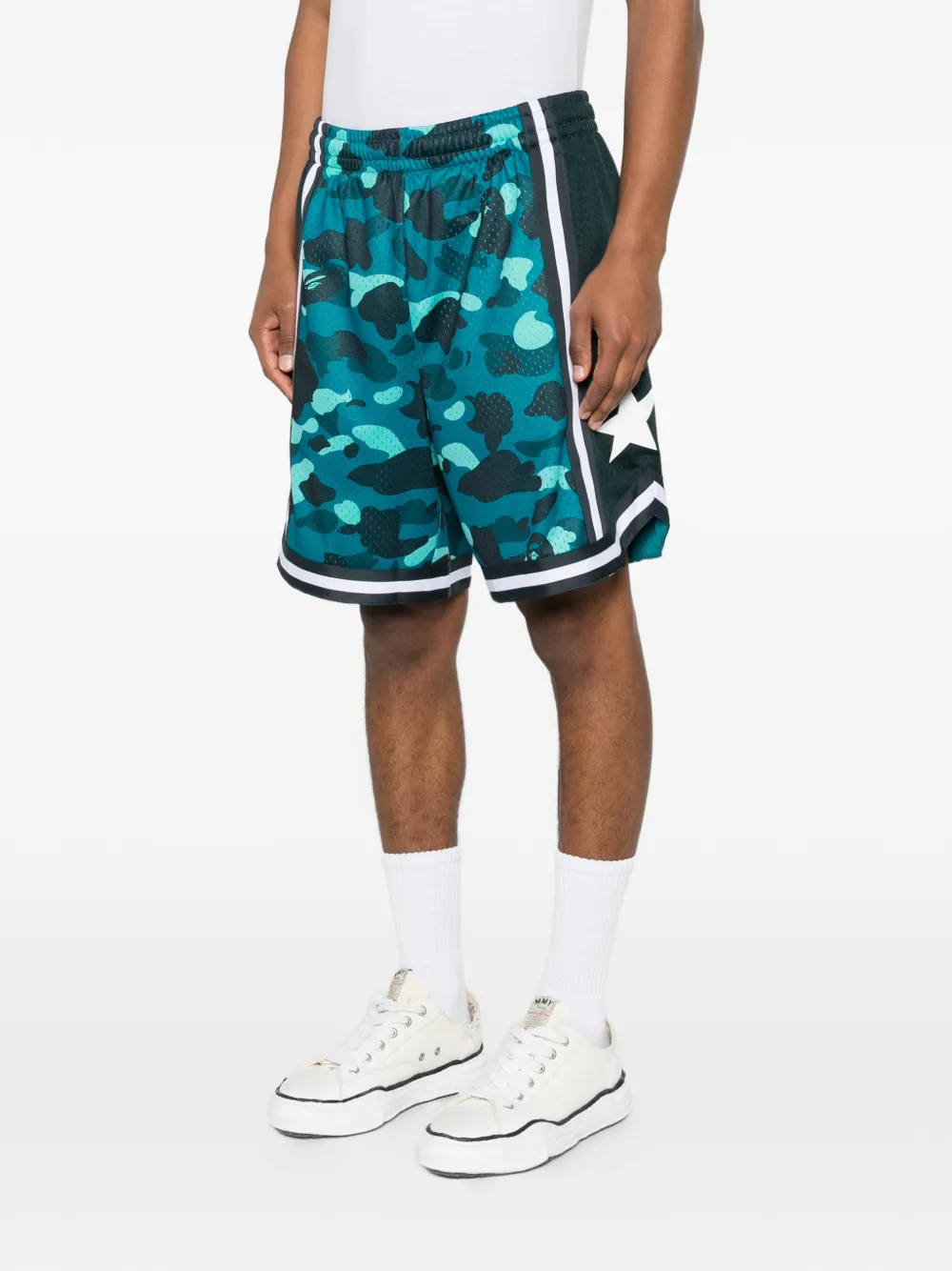 A BATHING APE ABC Camo Sta shorts Groen