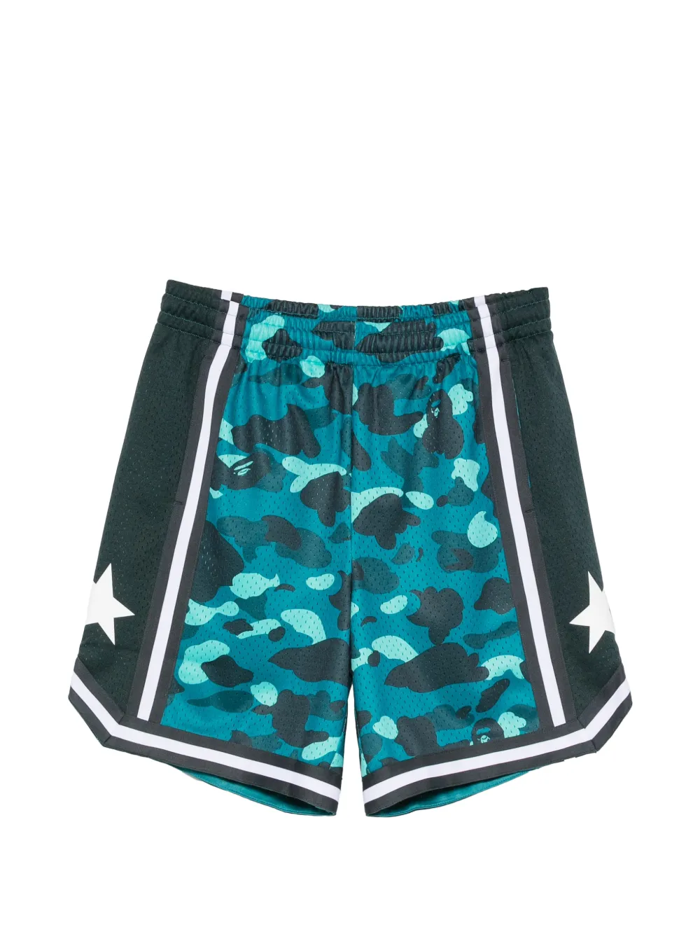 A BATHING APE® ABC Camo Sta shorts - Verde