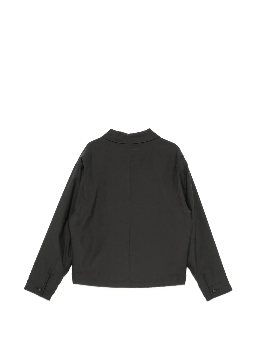 MM6 Maison Margiela Jack met verborgen sluiting en geborduurd logo Grijs