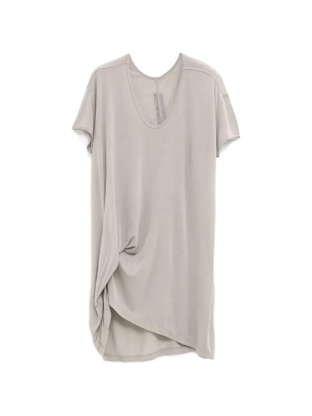 Rick Owens Hiked draped T-shirt - Grigio