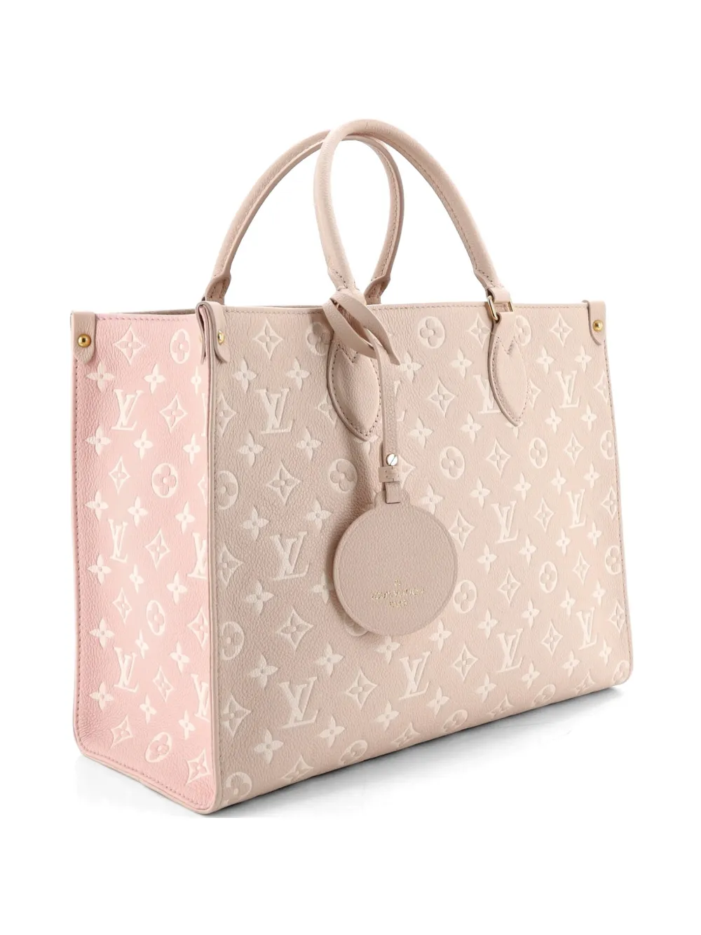 Louis Vuitton Pre-Owned OnTheGo Spring in the City Monogram Empreinte Leather MM tote bag - Toni neutri