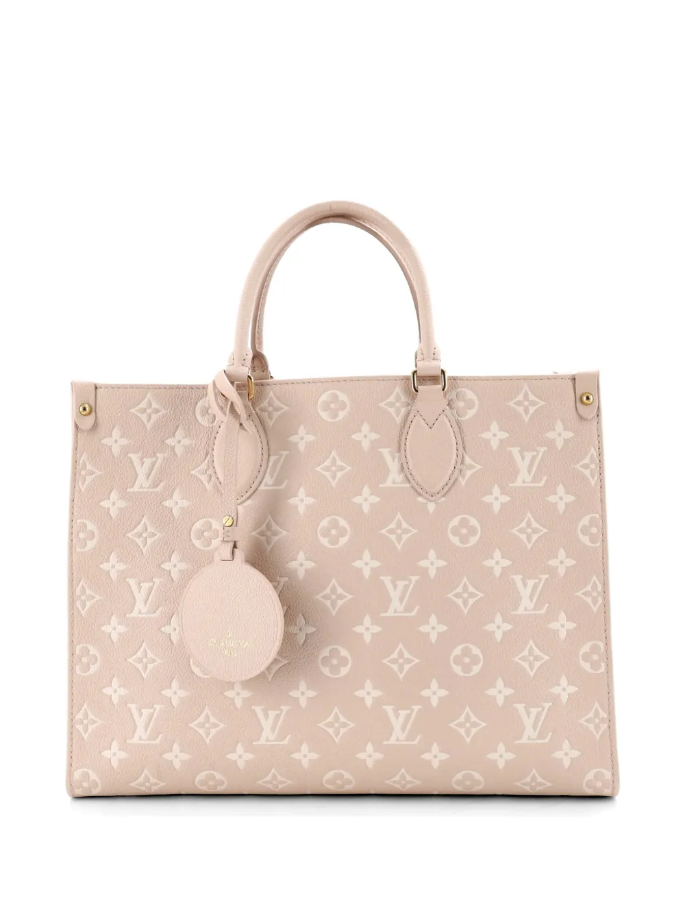 Louis Vuitton Pre-Owned OnTheGo Spring in the City Monogram Empreinte Leather MM tote bag - Toni neutri