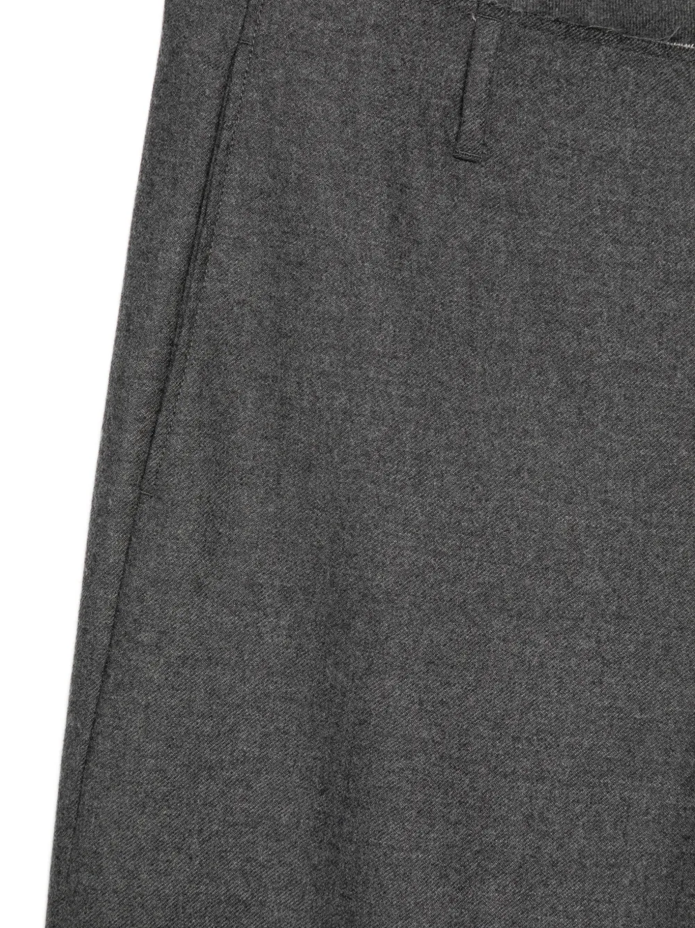 MM6 Maison Margiela Pantalon met gerafelde afwerking Grijs