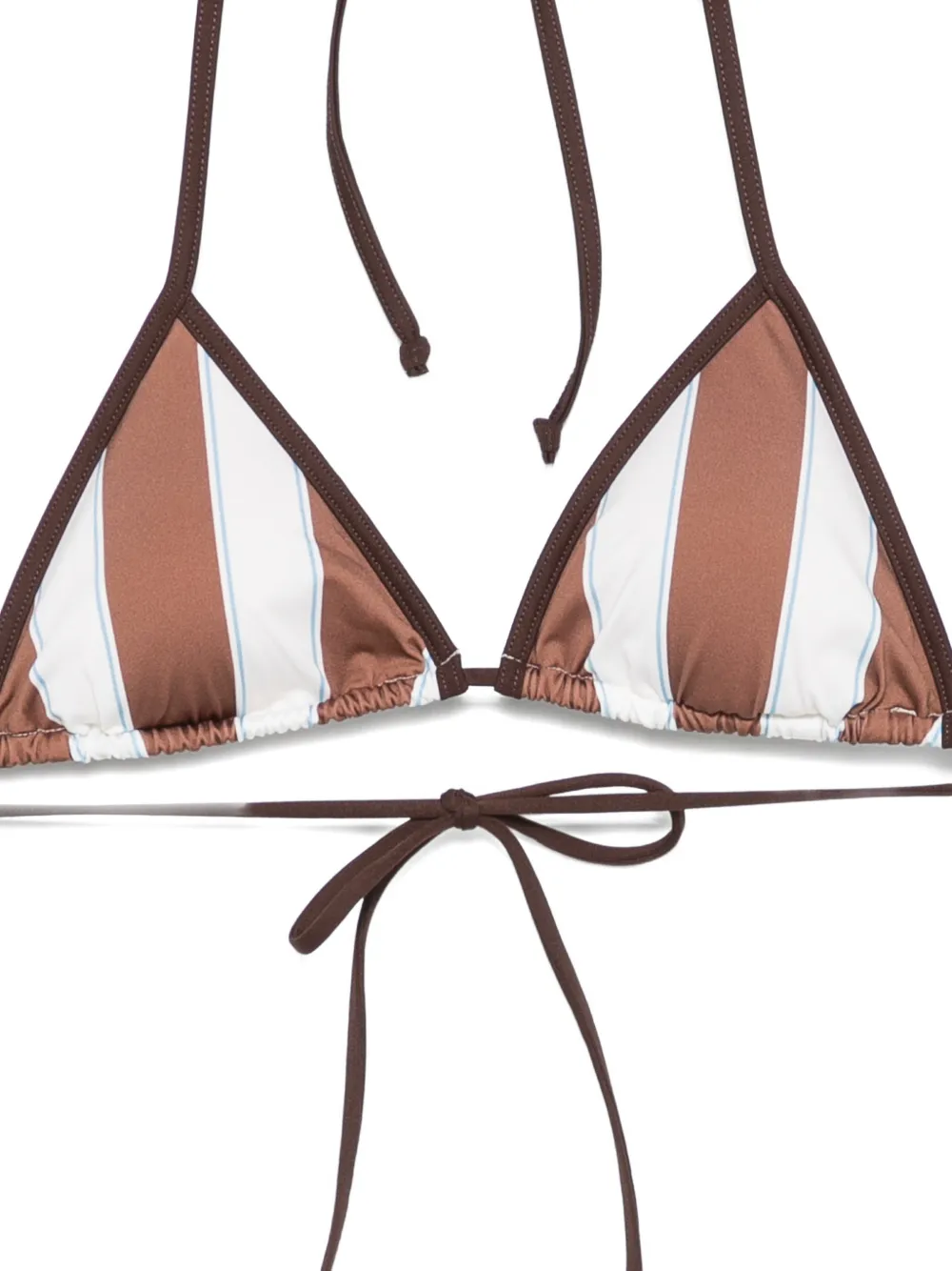 MC2 Saint Barth Maleah gestreepte bikini Bruin