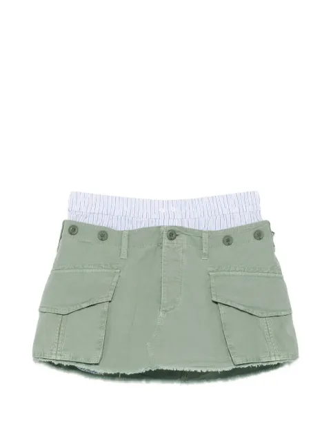 Alexander Wang falda cargo con bordes sin rematar