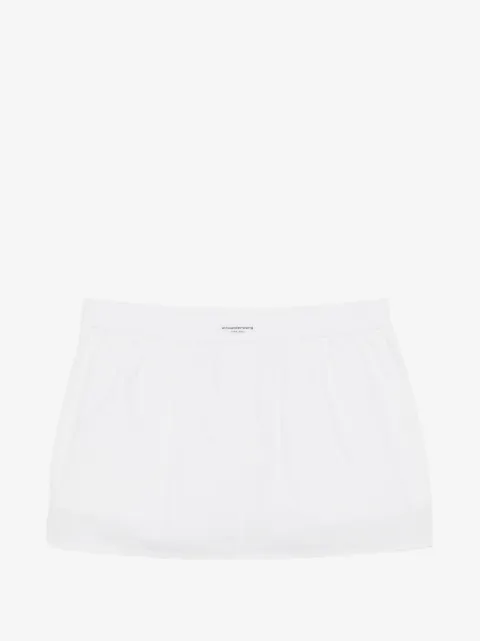 Alexander Wang shorts estilo bóxer con parche del logo