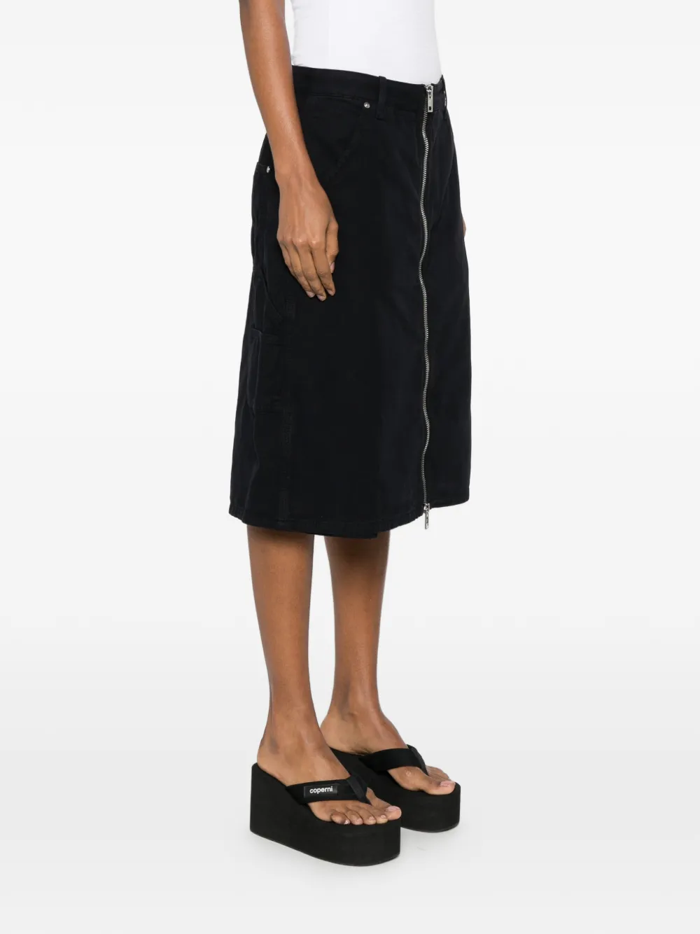  Alexander Wang Short Zippé à Poches Cargo - Noir 