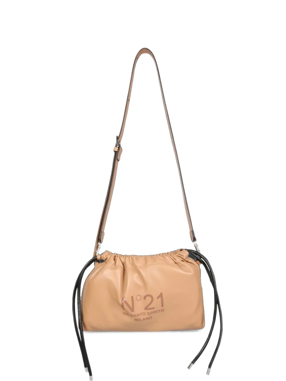 Nº21 Eva drawstring shoulder bag - Toni neutri