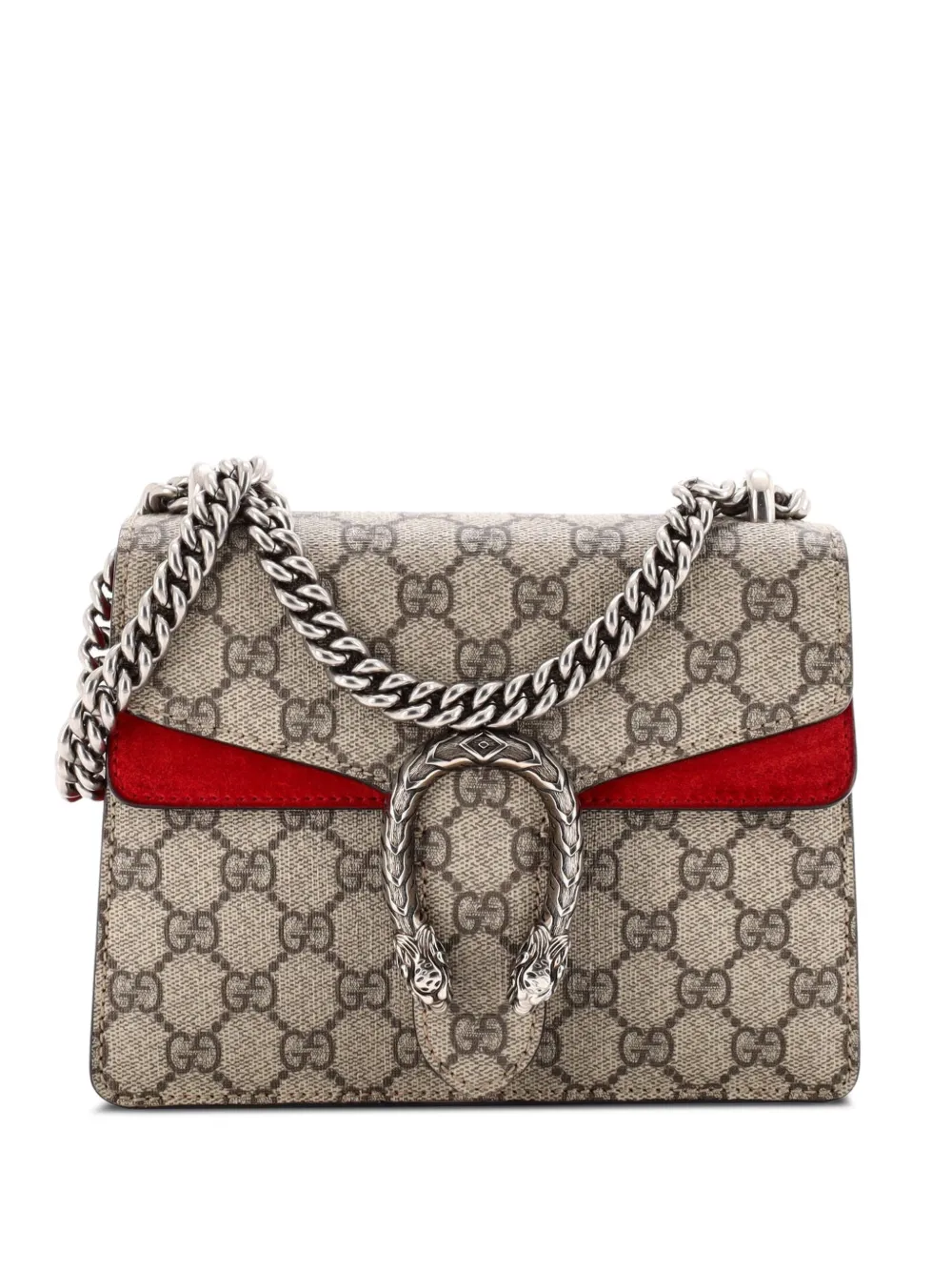 Gucci Pre-Owned Dionysus Bag GG Coated Canvas Mini crossbody bag - Marrone