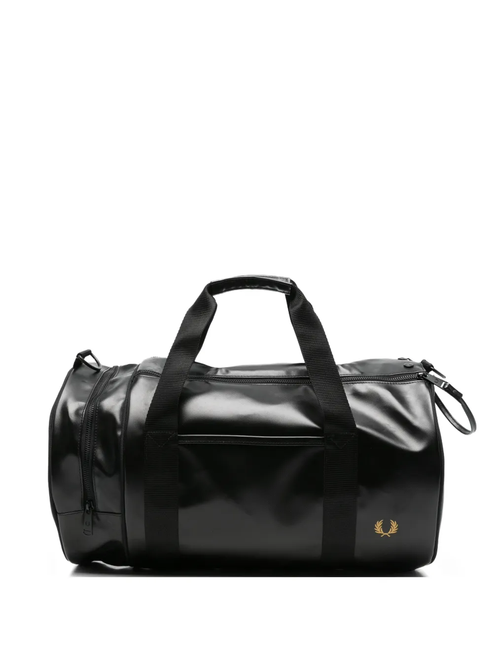 Fred Perry Barrel logo-print holdall - Nero