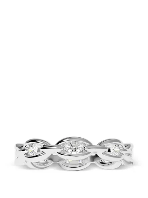 APM Monaco anillo de cadena con detalle de cristales