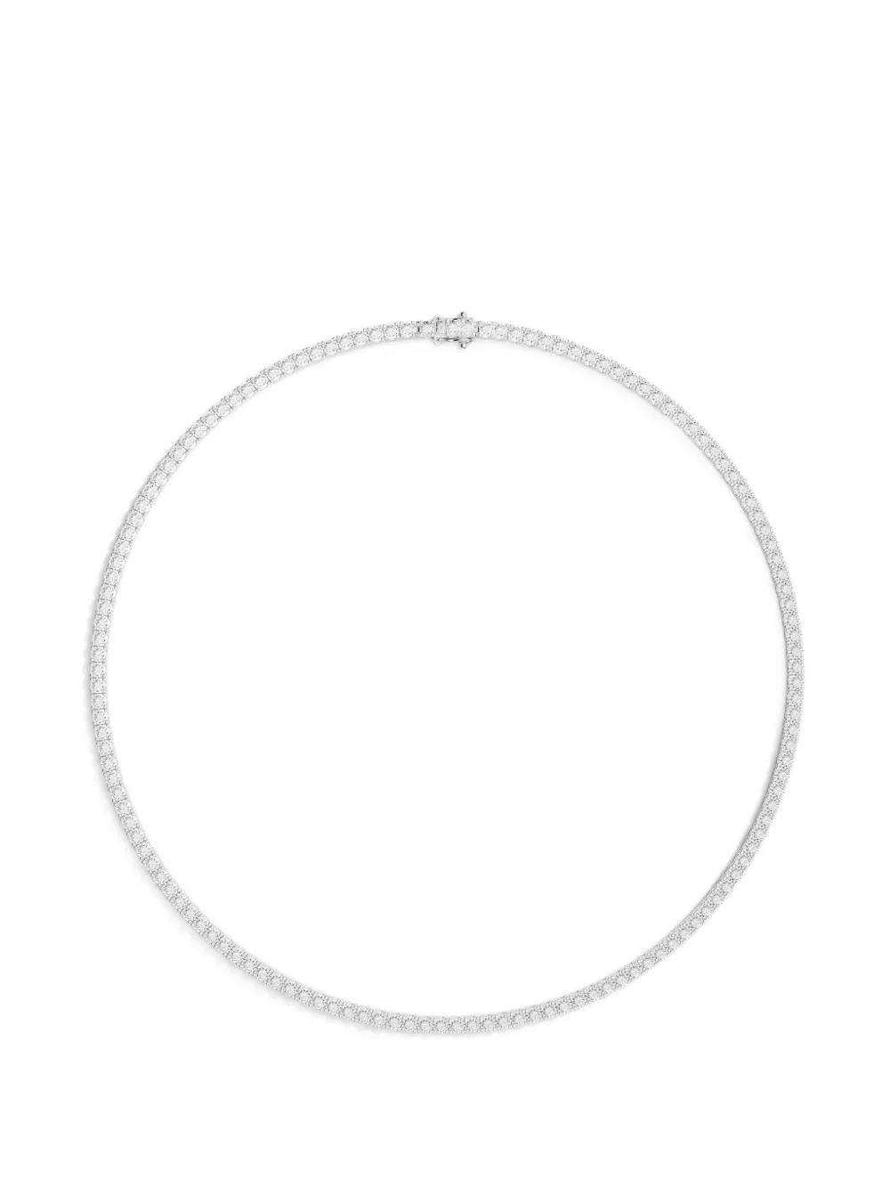 Apm Monaco Tennis Halskette Mit Zirkonia In White