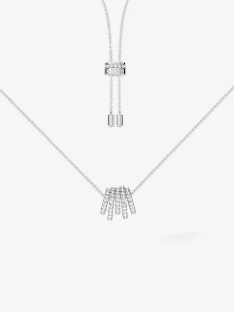 APM Monaco Croisette crystal-embellished necklace