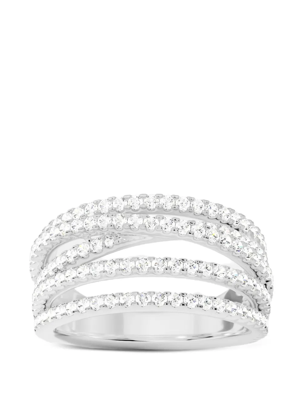 APM Monaco Promesse 5-Hoop cubic zirconia ring