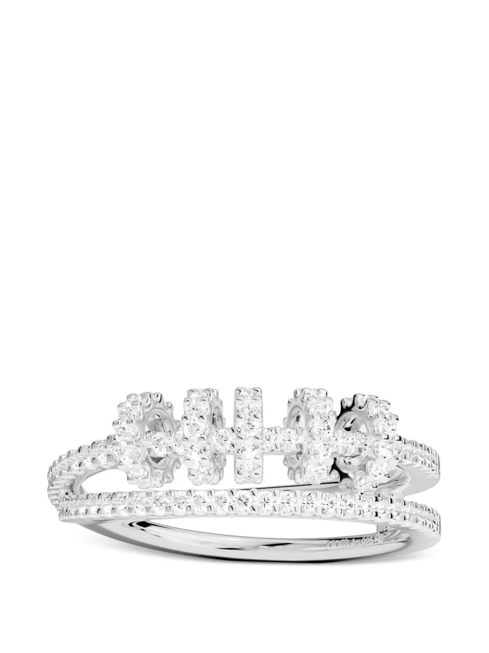 APM Monaco Double Piercing ring