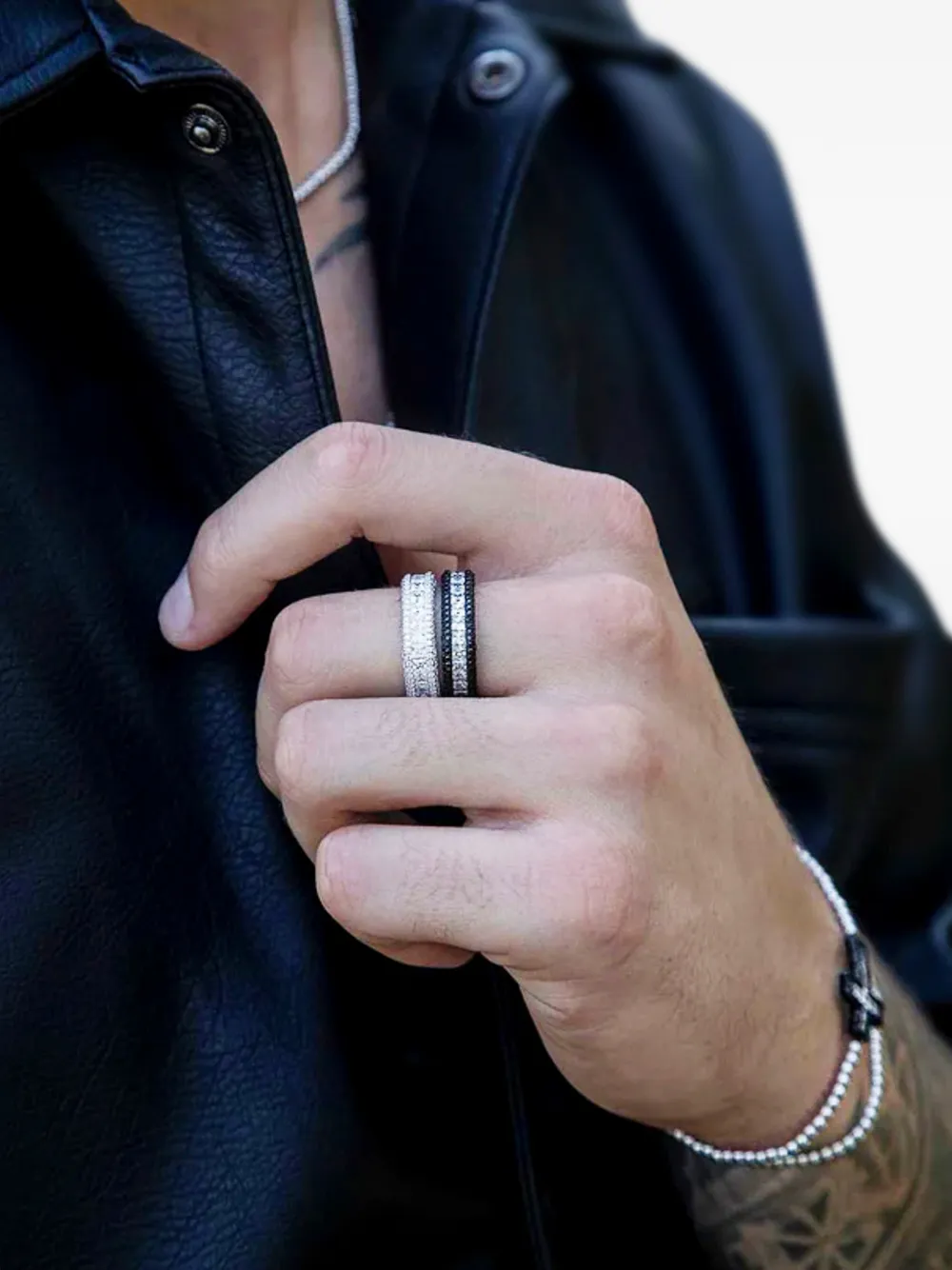 Apm Monaco Monaco Pavé Ring - Argent 