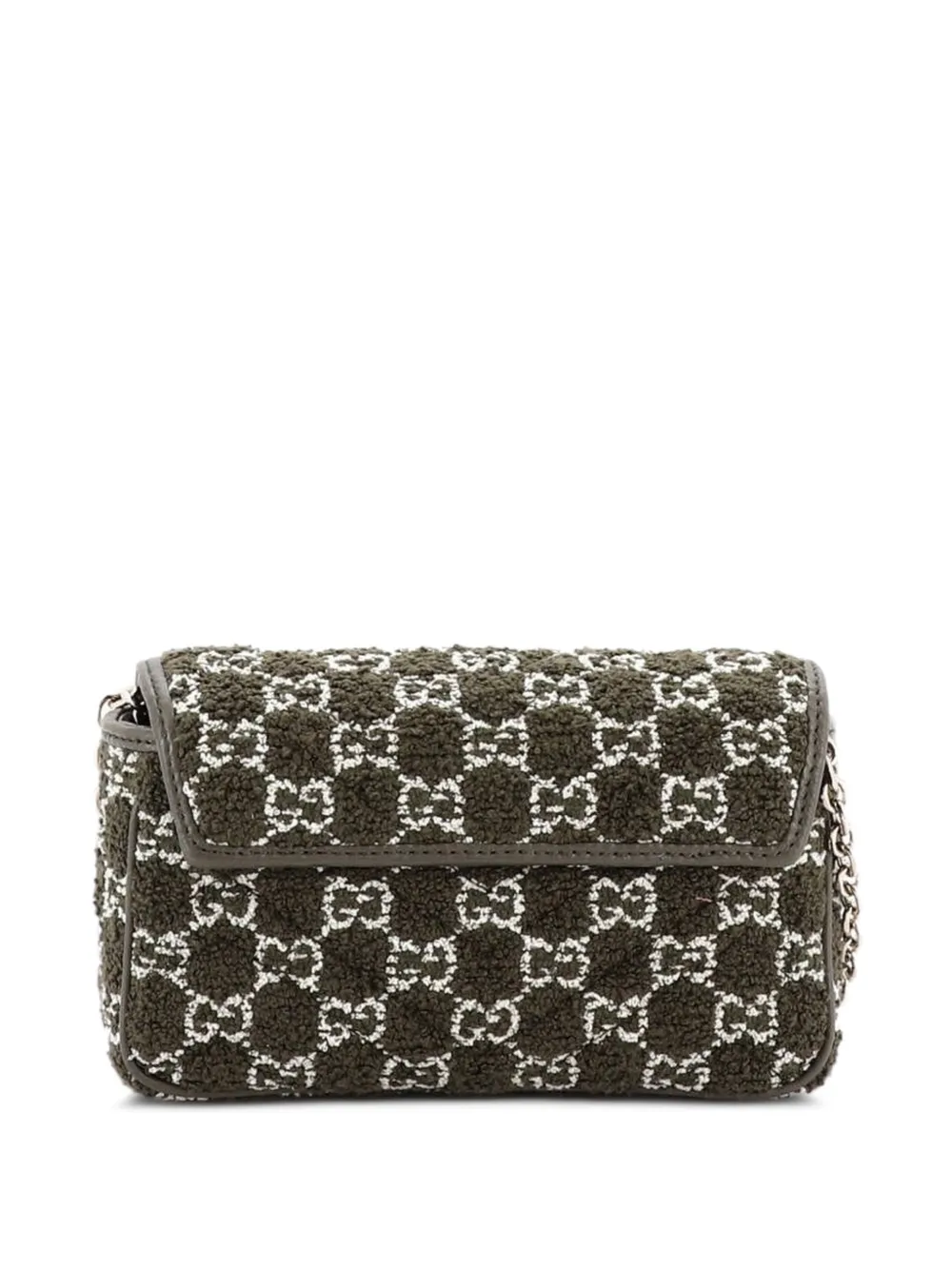 Gucci Pre-Owned GG Marmont Flap Bag Matelasse GG Boucle Tweed Mini