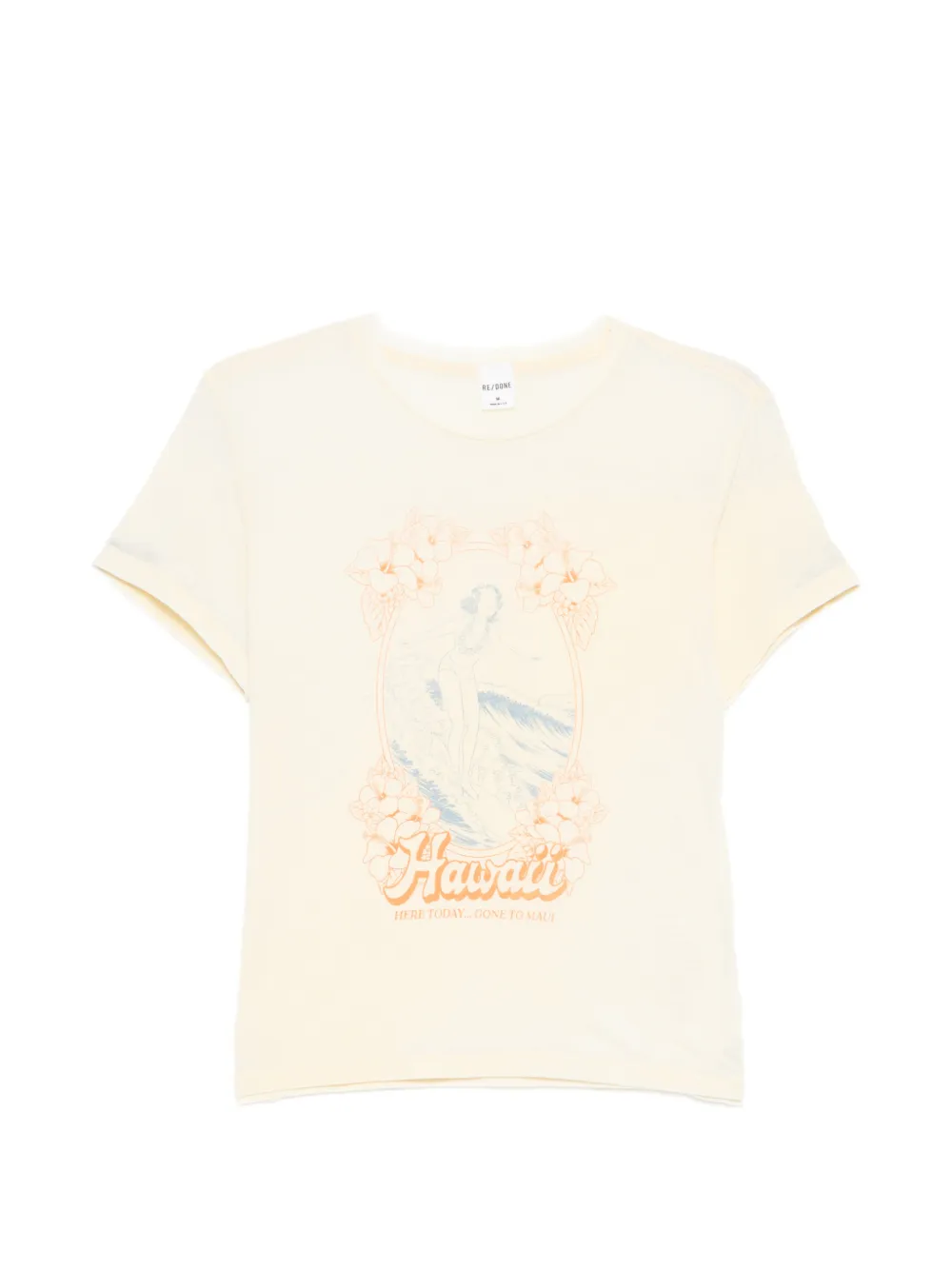 RE/DONE graphic-print T-shirt - Giallo