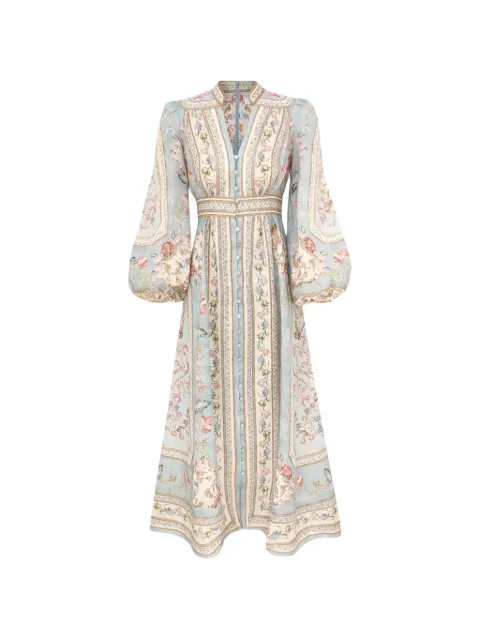 ZIMMERMANN Roselight floral-print dress