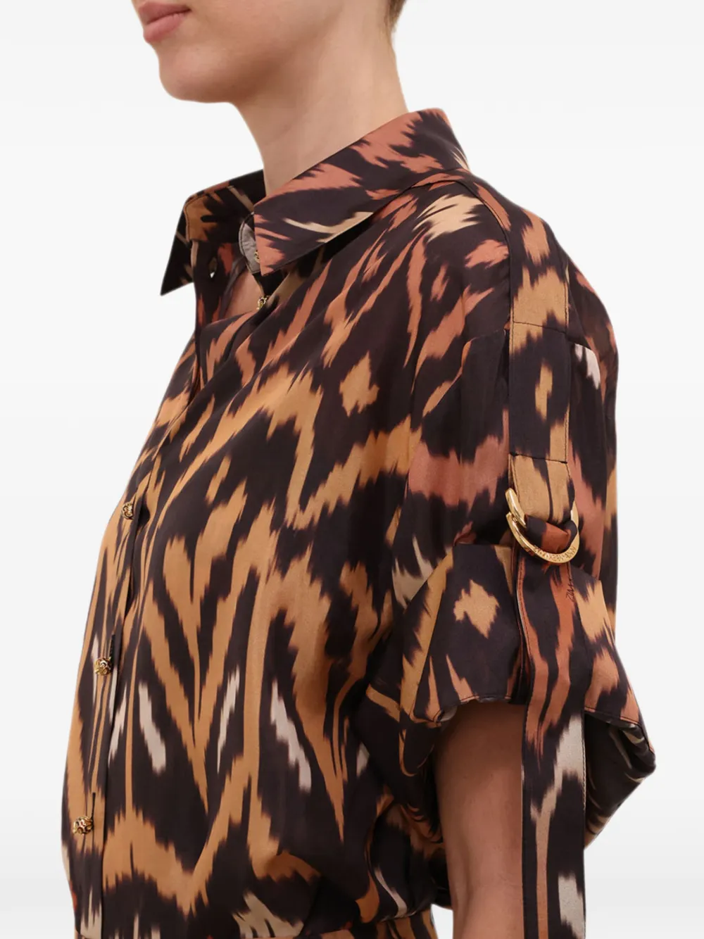 ZIMMERMANN Aster ruimvallende blouse Zwart