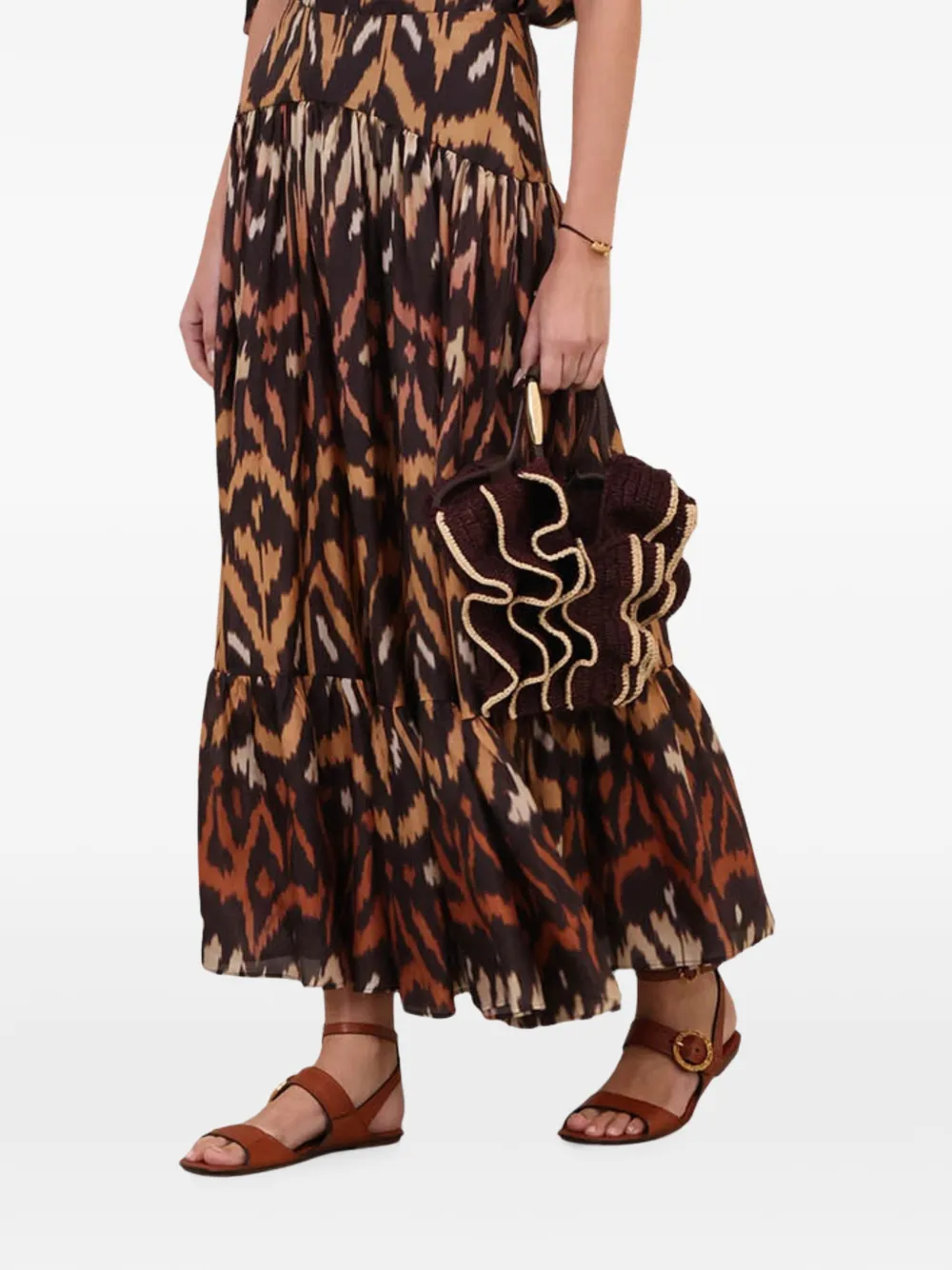 ZIMMERMANN Aster ruimvallende blouse Zwart