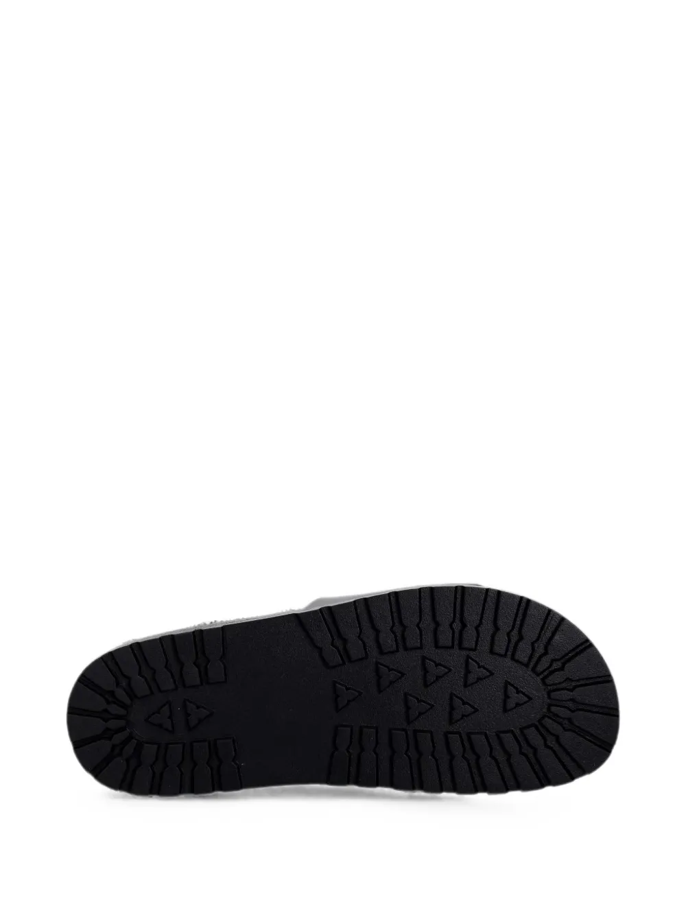 Versace Jeans Couture logo-print slides Zwart