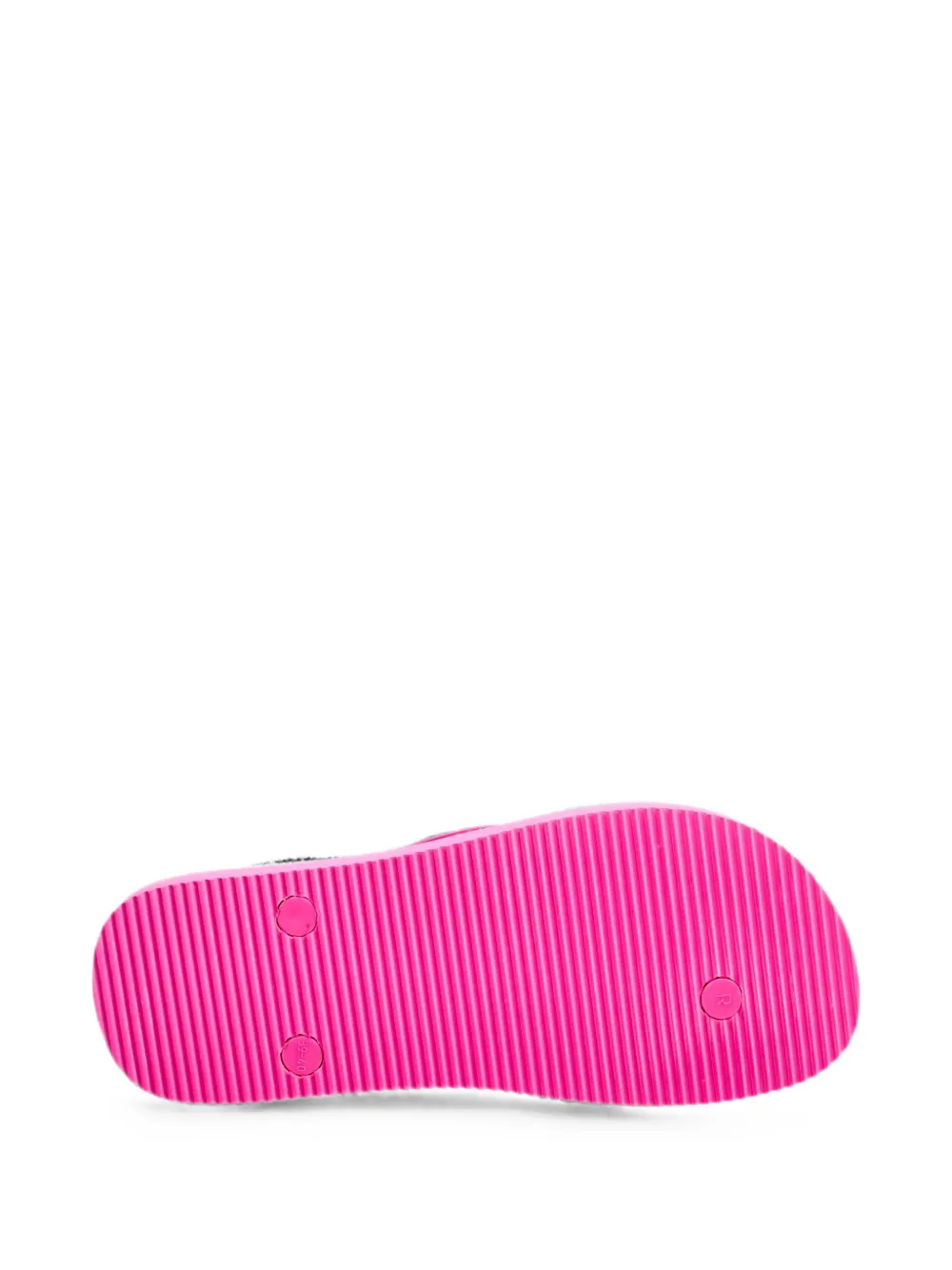 Versace Jeans Couture logo-print flip-flops Roze