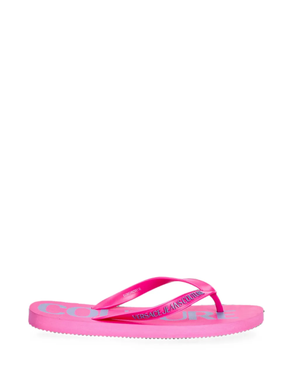 Versace Jeans Couture logo-print flip-flops Roze