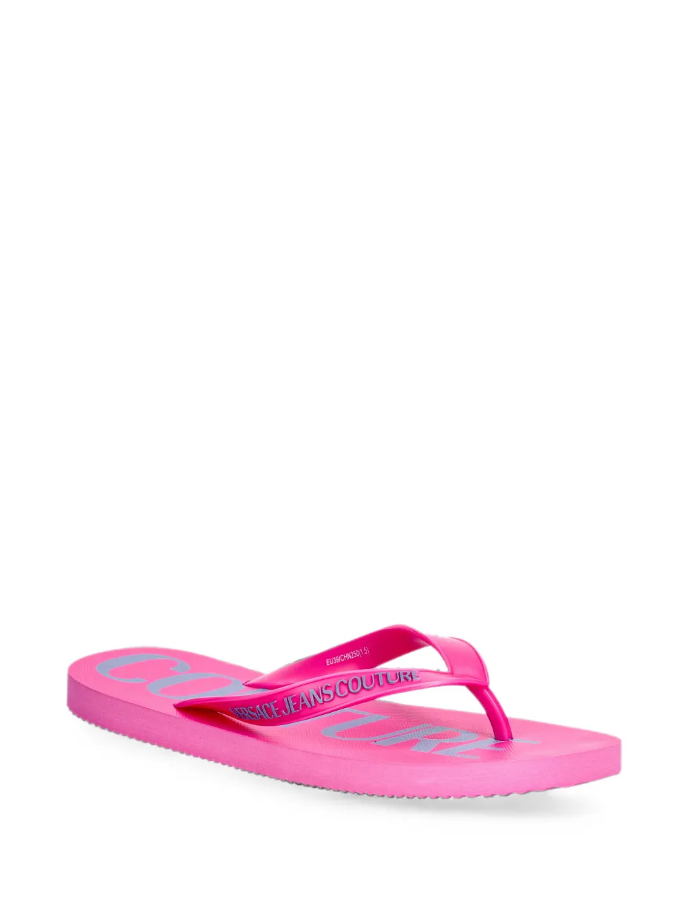 Versace Jeans Couture logo-print flip-flops Roze
