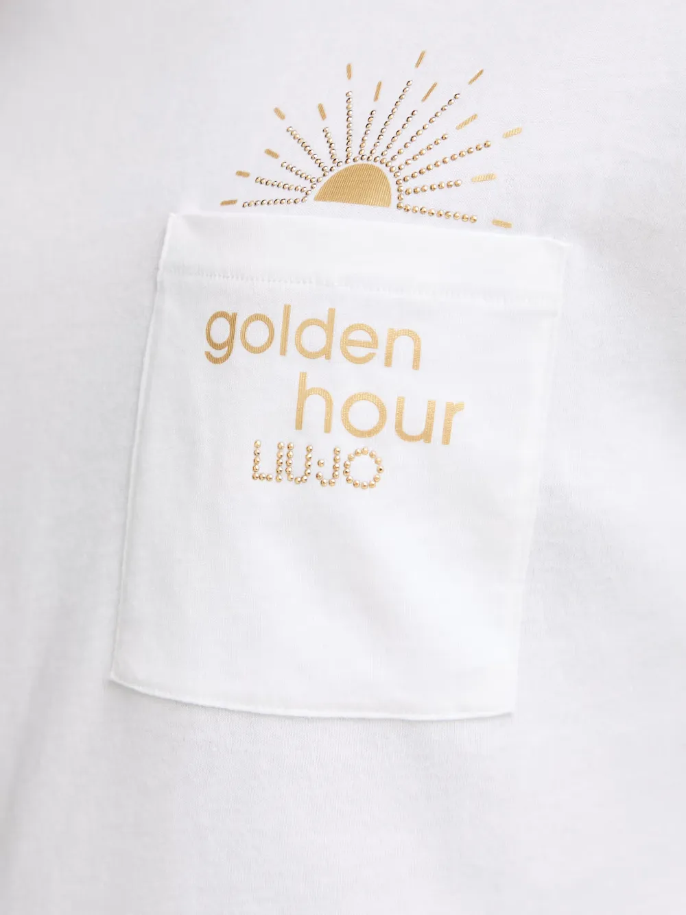 LIU JO T-shirt met zak Wit