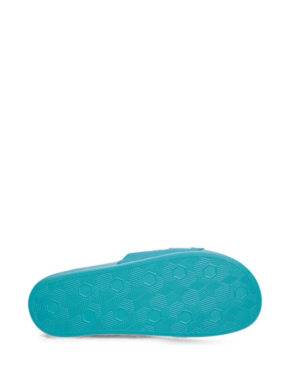 Versace Jeans Couture logo-patch slides Blauw
