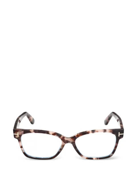 TOM FORD Eyewear tortoiseshell-effect cat-eye glasses