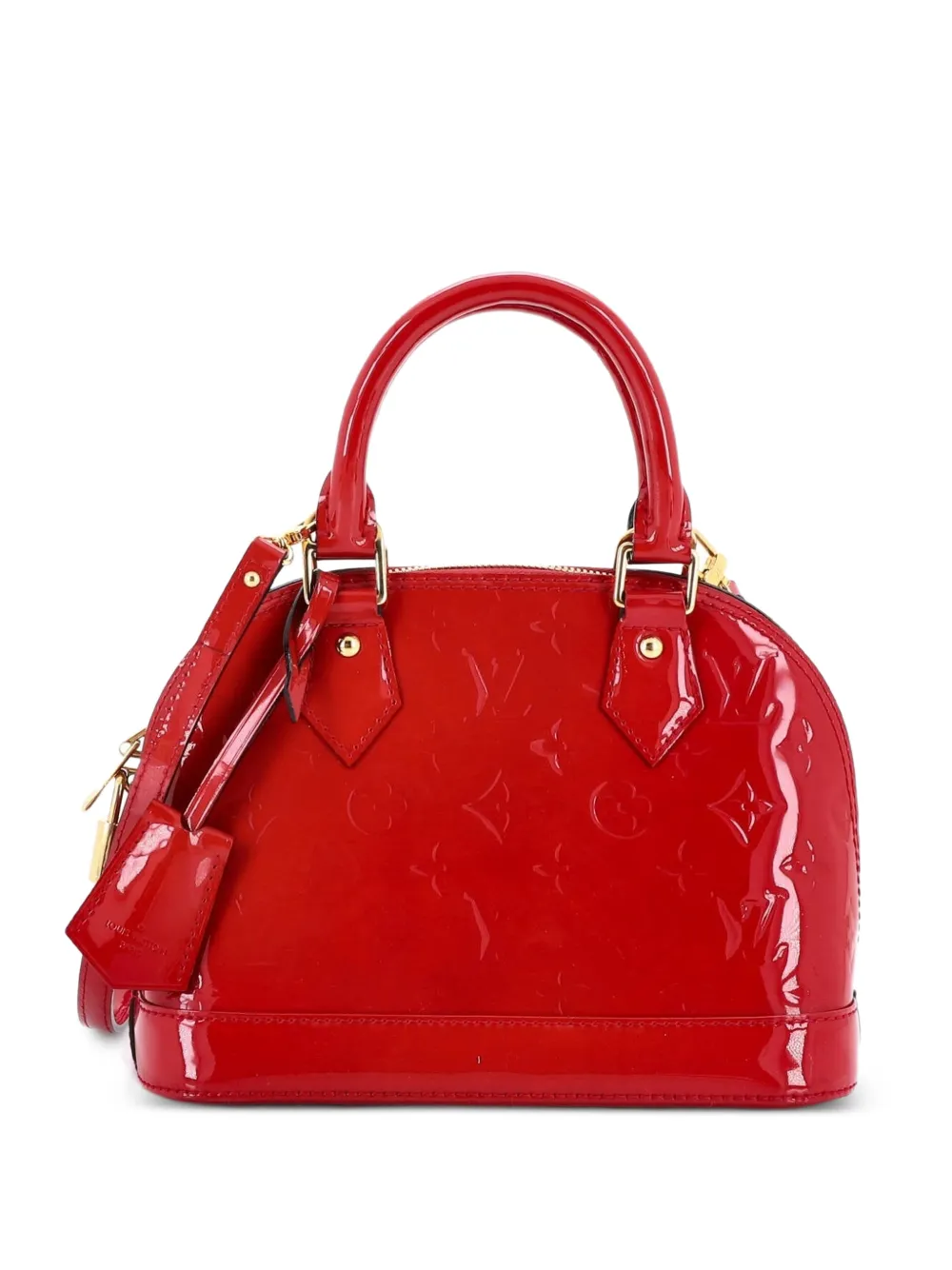 Louis Vuitton Pre-Owned Borsa a mano Alma BB in pelle Vernis con monogramma - Rosa