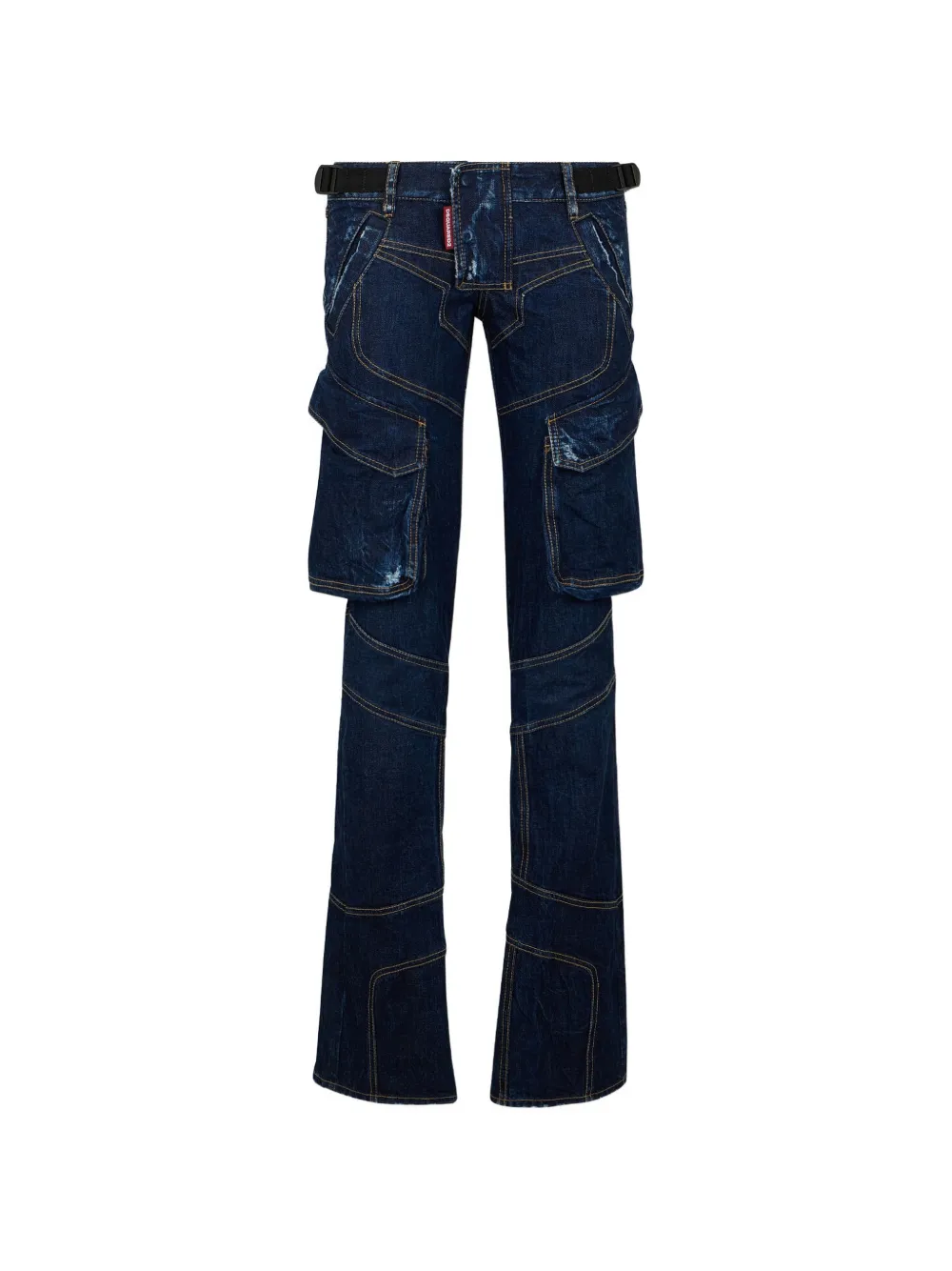 DSQUARED2 Jeans con passanti per cintura - Blu