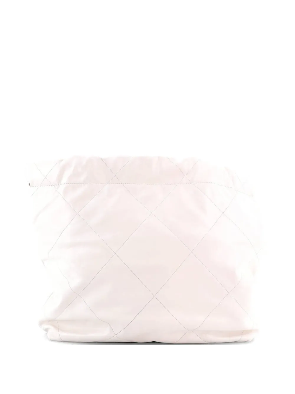 CHANEL Pre-Owned 22 Chain Quilted Calfskin Small hobo bag - Bianco