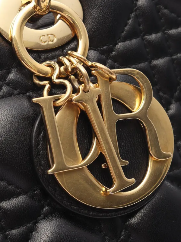 Christian Dior Pre-Owned 2010-2026 ラージ ラムスキン カナージュ