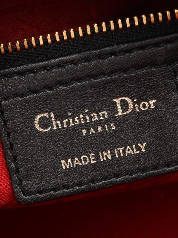Christian Dior Pre-Owned 2010-2026 ラージ ラムスキン カナージュ