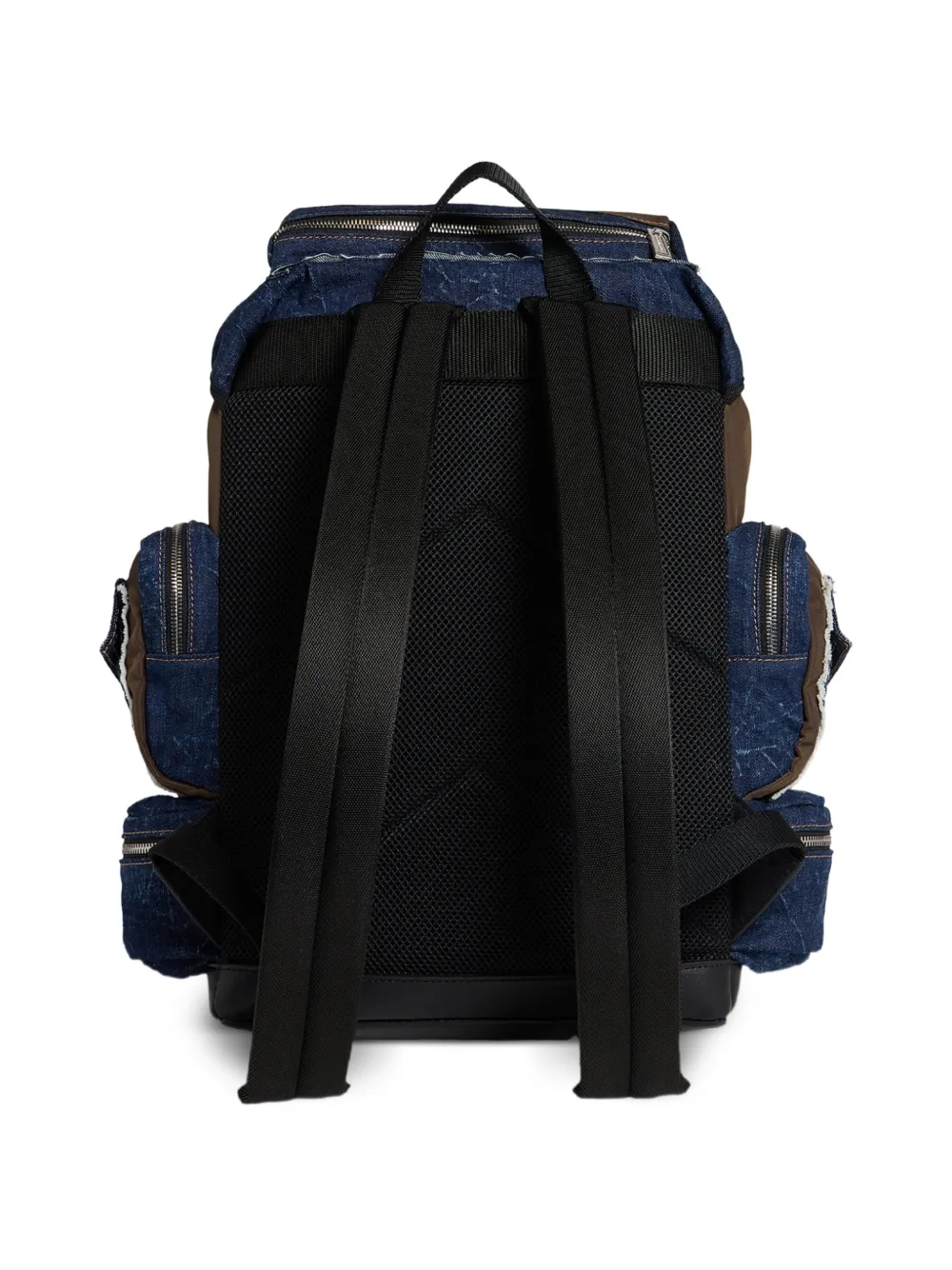 DSQUARED2 Denim rugzak met vlakken Bruin