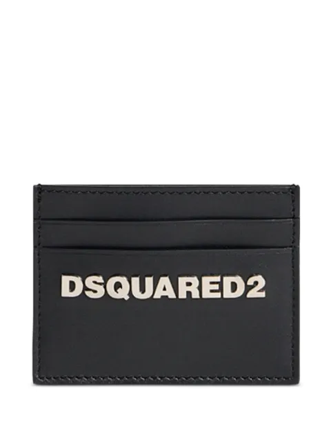 DSQUARED2 tarjetero con placa del logo