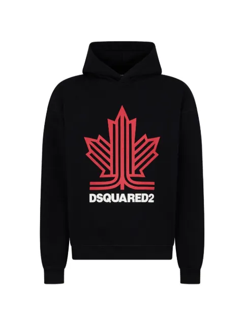 DSQUARED2 ski leaf relax fit hoodie