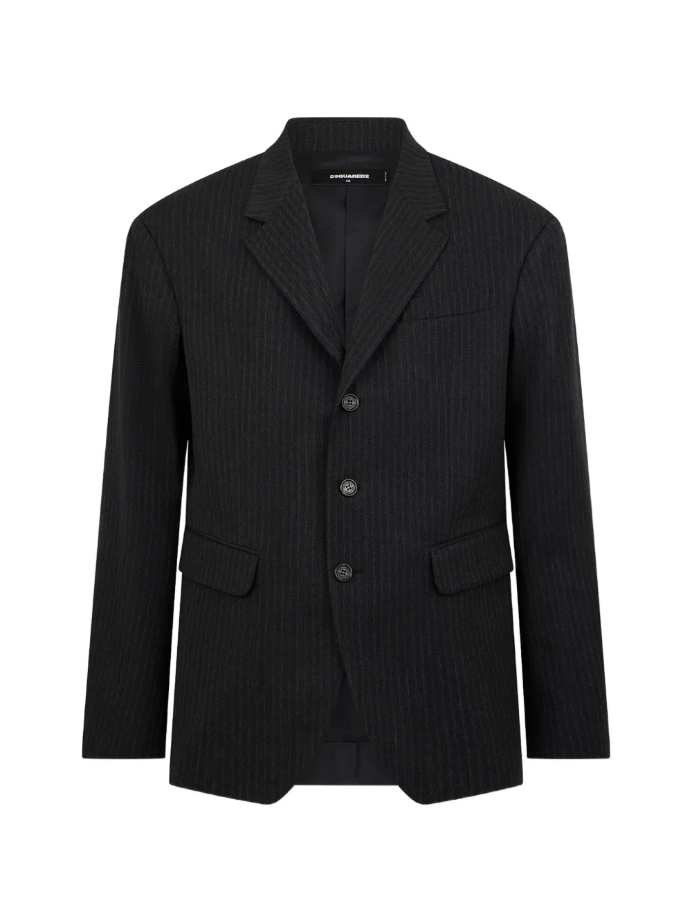 DSQUARED2 Blazer gessato Osaka - Nero