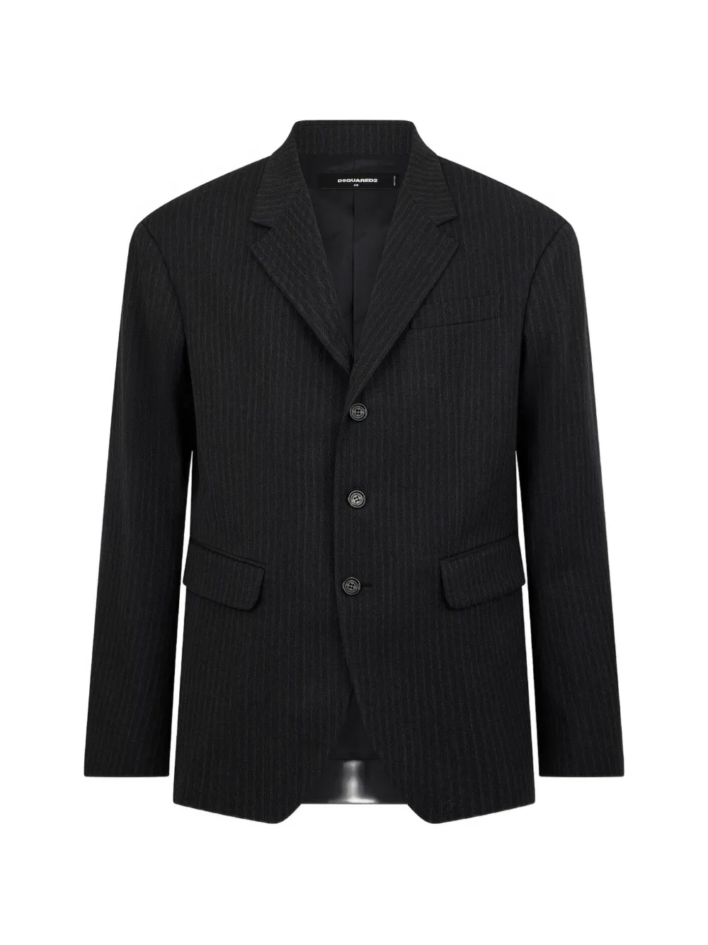 DSQUARED2 Blazer gessato Osaka - Nero
