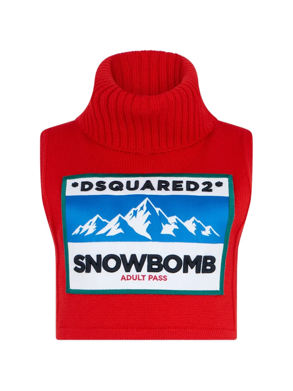 DSQUARED2 Trui met patchdetail Rood