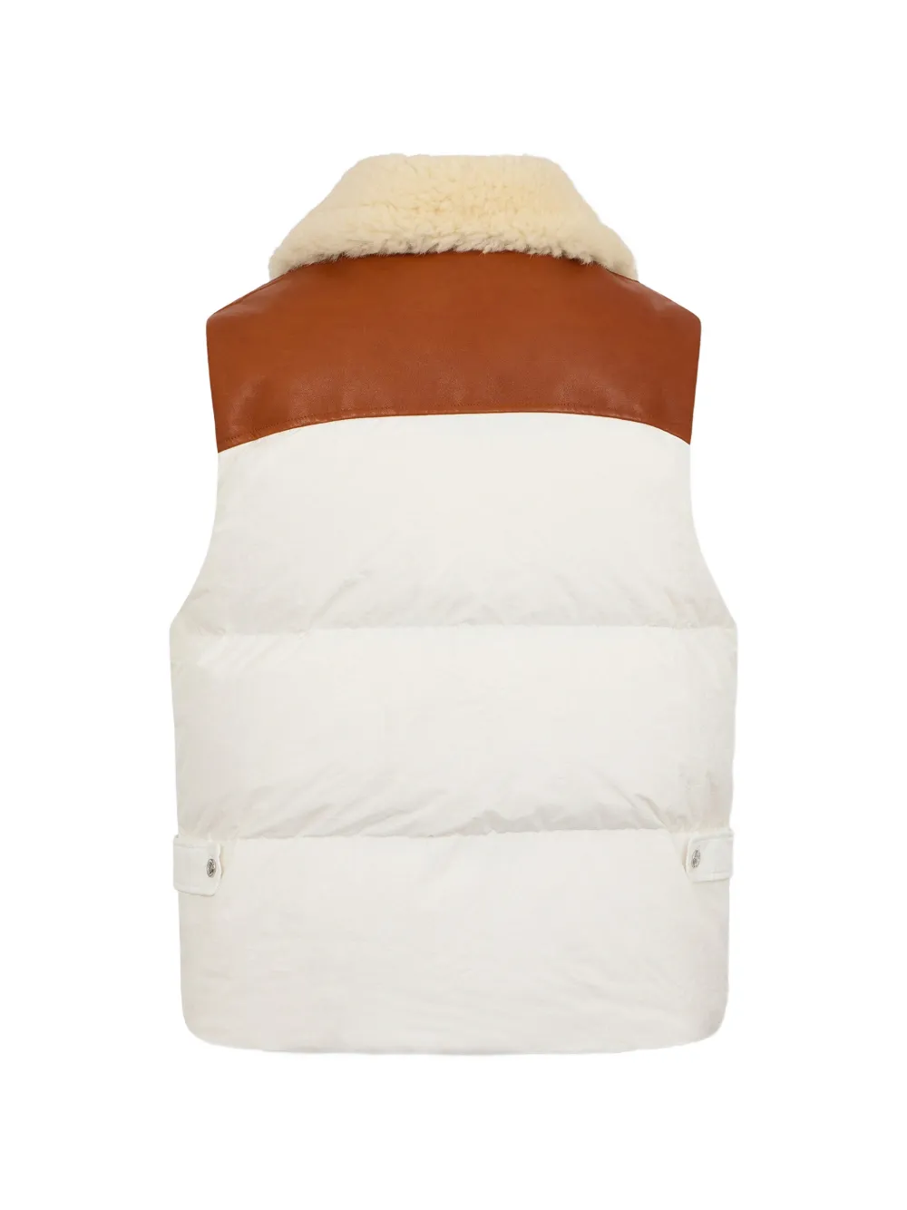 DSQUARED2 Top met lammy kraag Wit