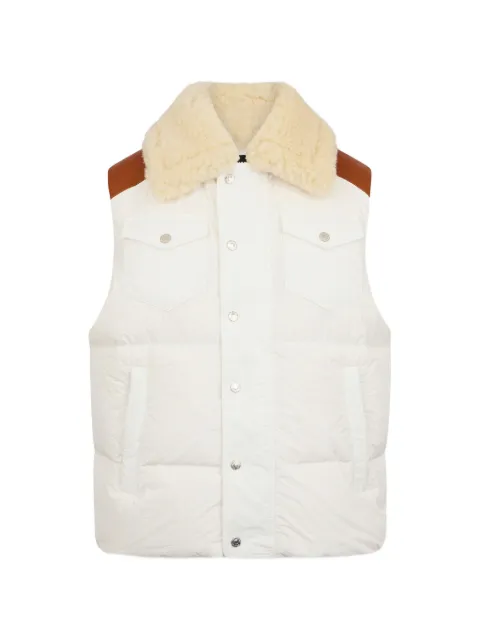 DSQUARED2 shearling-collar vest