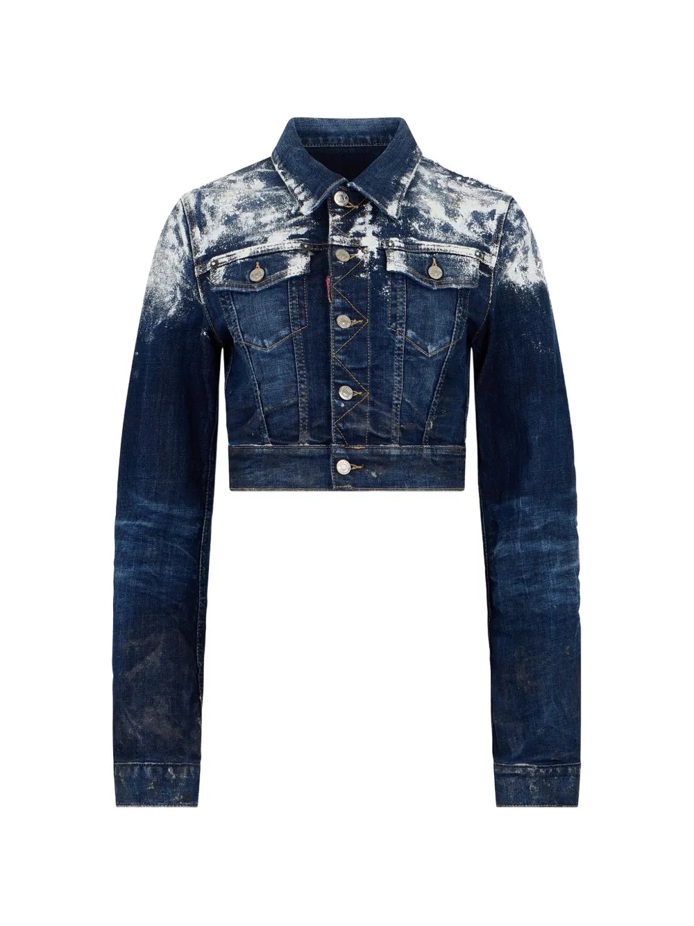 DSQUARED2 Let It Snow Dean paint-splatter jacket